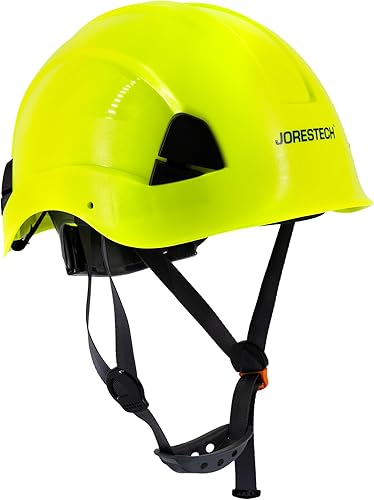 Miniatura 5 de PPE by JORESTECH - Casco de ABS para trabajar en altura y rescate con trinquete ajustable de suspensión de 6 puntos con certificación ANSI Z89.1-14