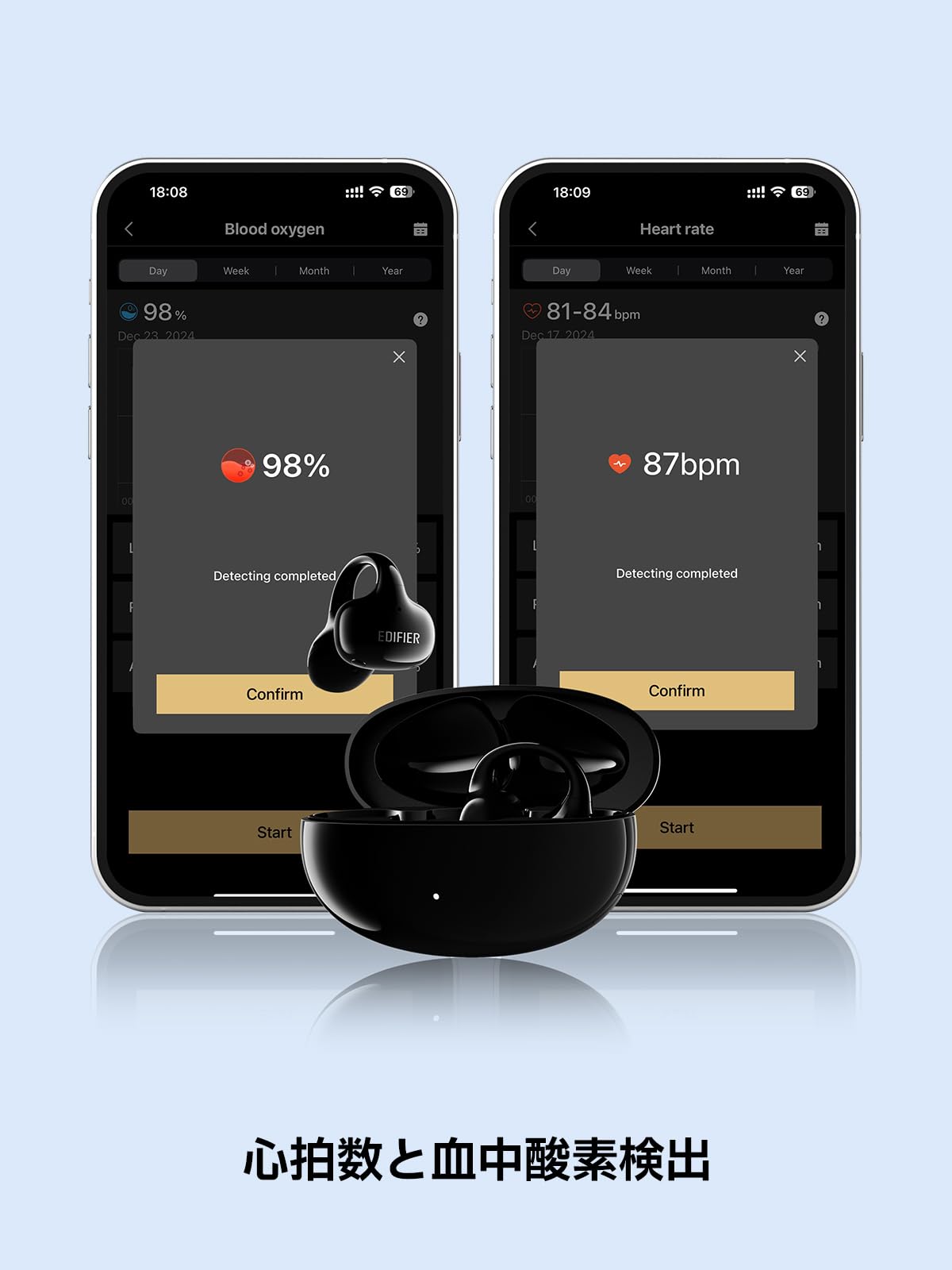 Amazon.co.jp: EDIFIER LolliClip オープンイヤーイヤホン