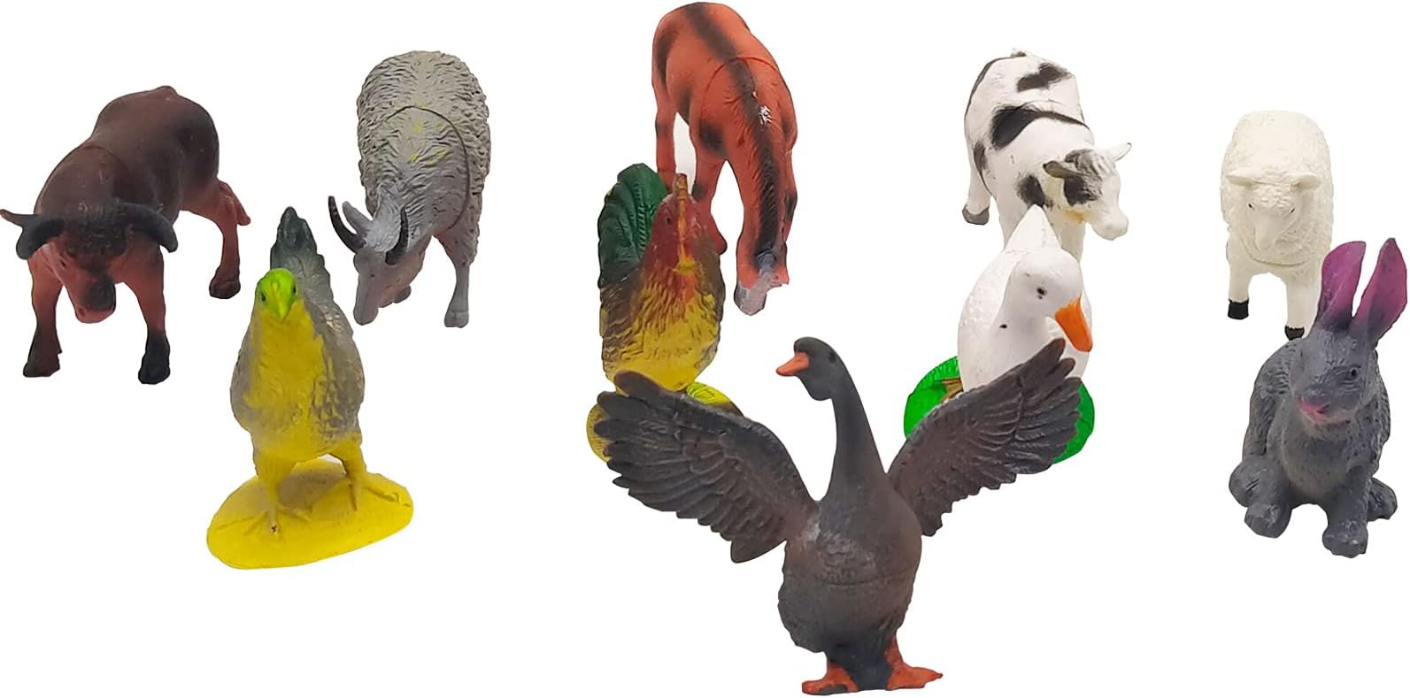 EMOB Animal Toy Figure (Multicolour)