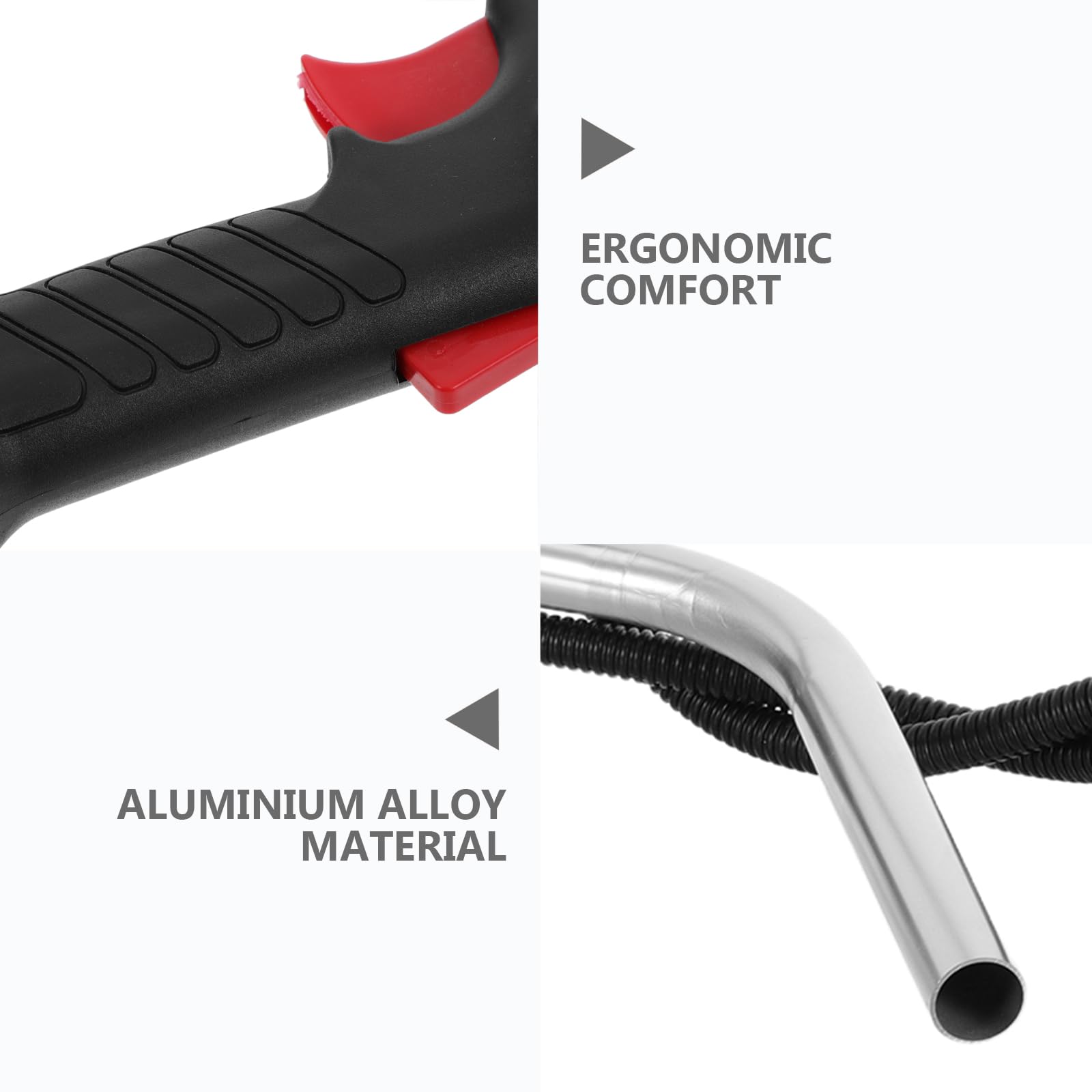 Cable y Palanca del Acelerador para Cortacésped, Mango de Aleación de Aluminio y Plástico, Válvula de Cierre de Combustible, Interruptor de Arranque Compatible, Repuesto
