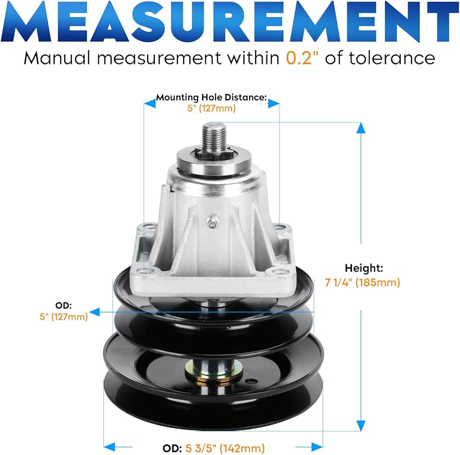 SYOTA 918-06994A Spindle w/Pulley Cub Cadet Z-Force MTD Craftsman Z8200