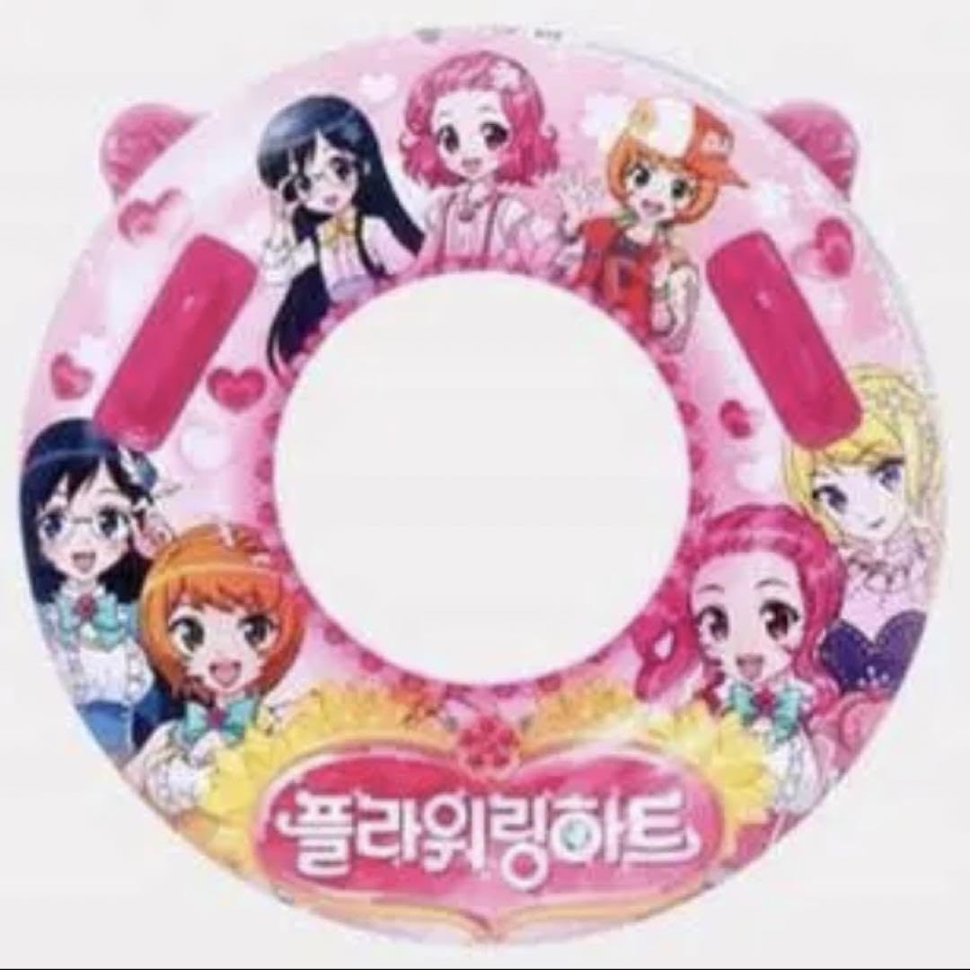 Amazon | フラワーリングハート 韓国 浮き輪 70 塩ビ | 浮き輪 | おもちゃ