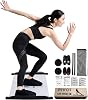 PIVOT-GEAR Slide Board Training High Grade Version ZEROEX Lower Body Training Equipment Sliding Board 180 White Transparent