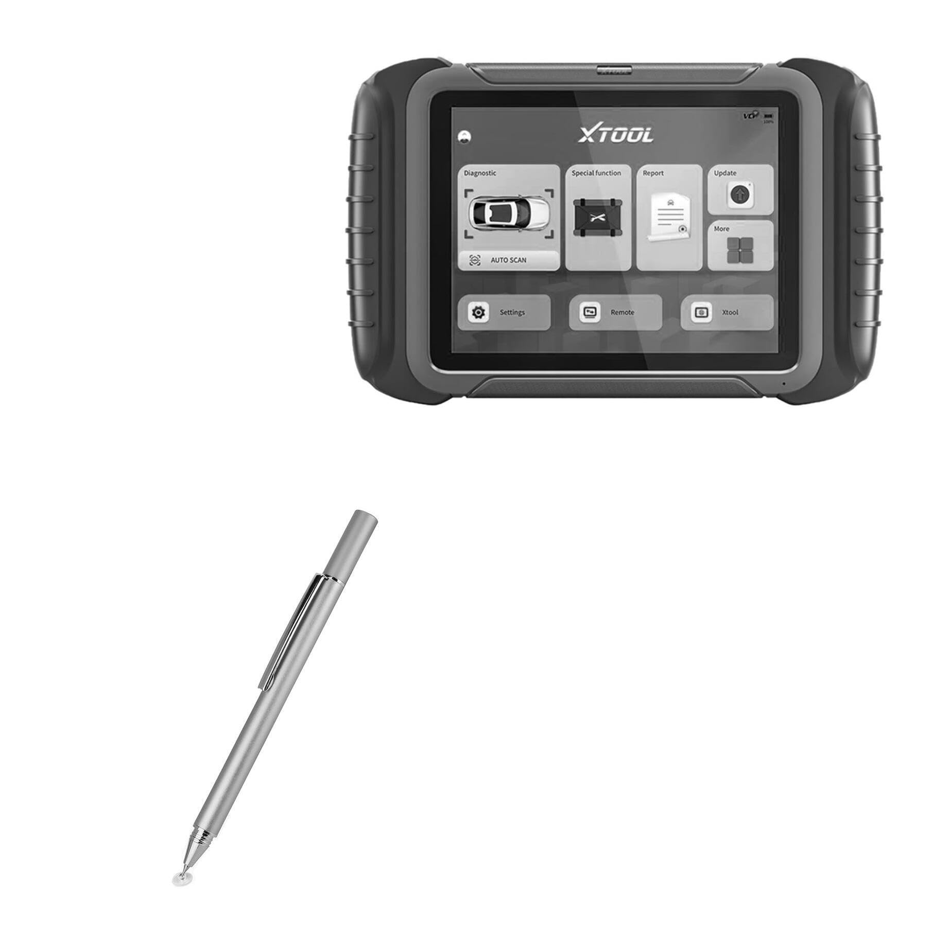 BoxWave Stylus Pen Compatible with XTool XT80 (8 in) - FineTouch Capacitive Stylus, Super Precise Stylus Pen - Metallic Silver
