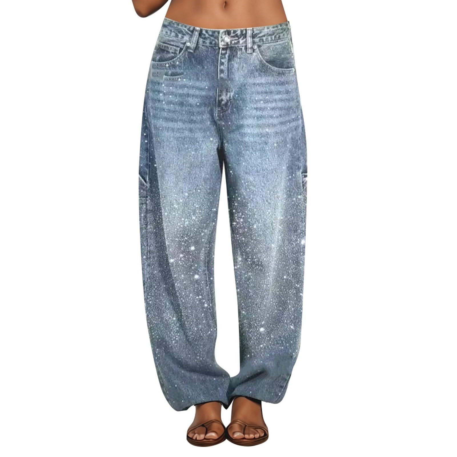 Ropa De Mujer Pantalones Y2K Jeans Baile Urbano Elasticos Vaqueros Vintage Talla Grande Tallas Grandes Anchos Cargo Push Up Wide Leg