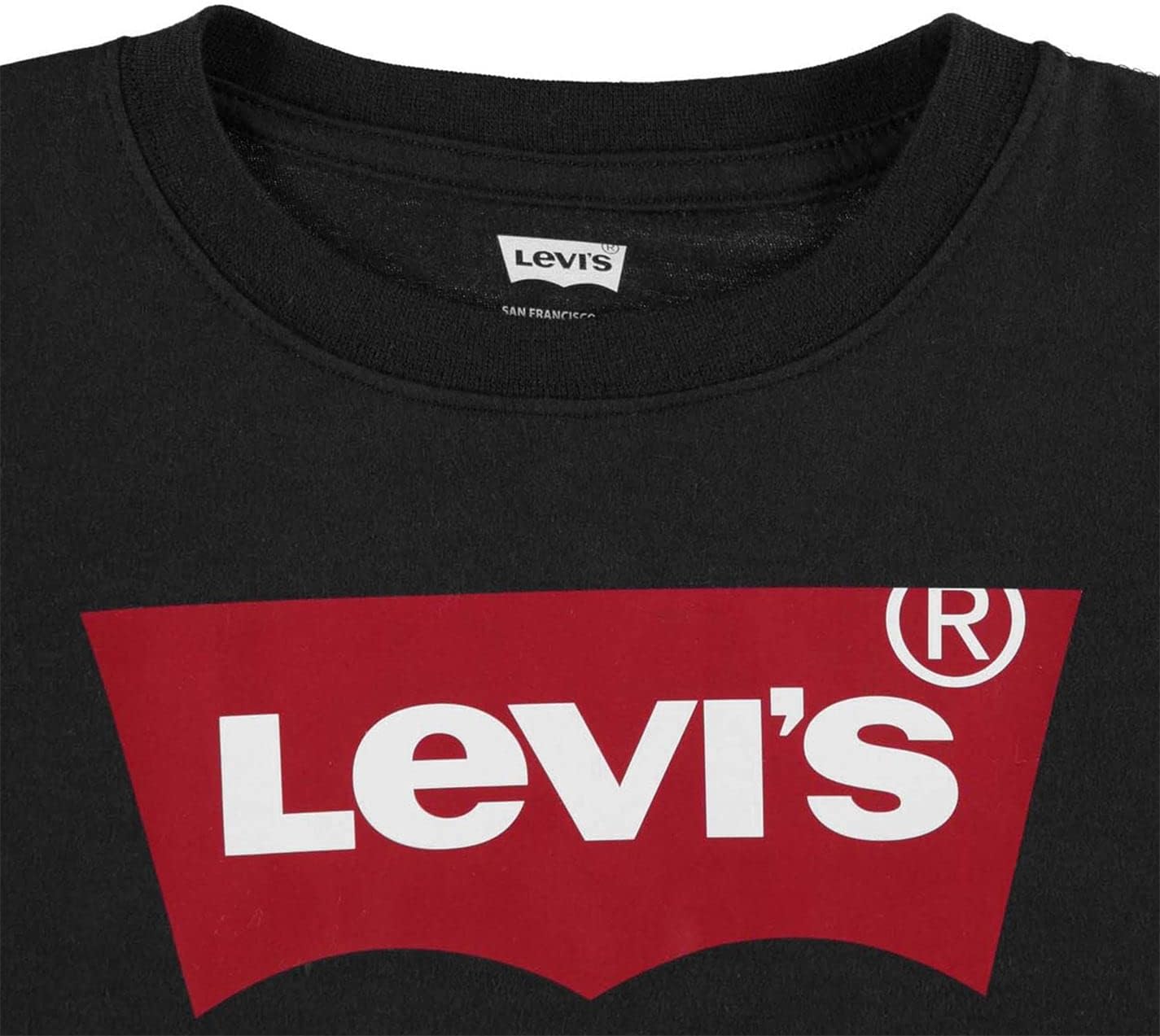 T-Shirt Batwing Levi's Garçon 16 Ans Noir: Confort et Style Durable - Image détaillée