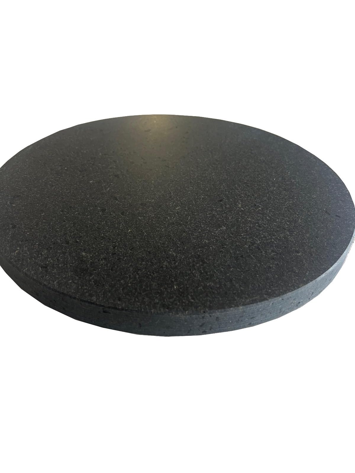Pietra lavica rotonda liscia spessore 2 cm, griglia in pietra ollare naturale, barbecue Tutte le misure. (Diametro 50 cm)