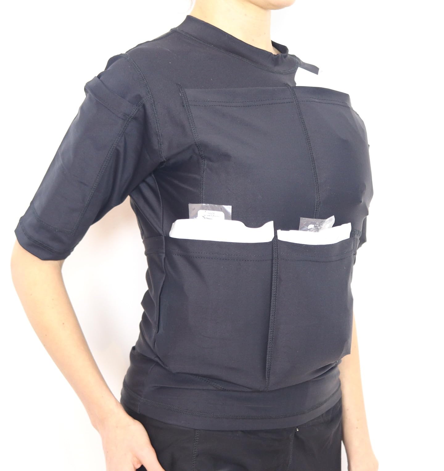 T-Shirt Refroidissant Avec Sacs De Glace – Brûler des Calories Par Le Froid – Modèle Haut Puissance 4800G – XL