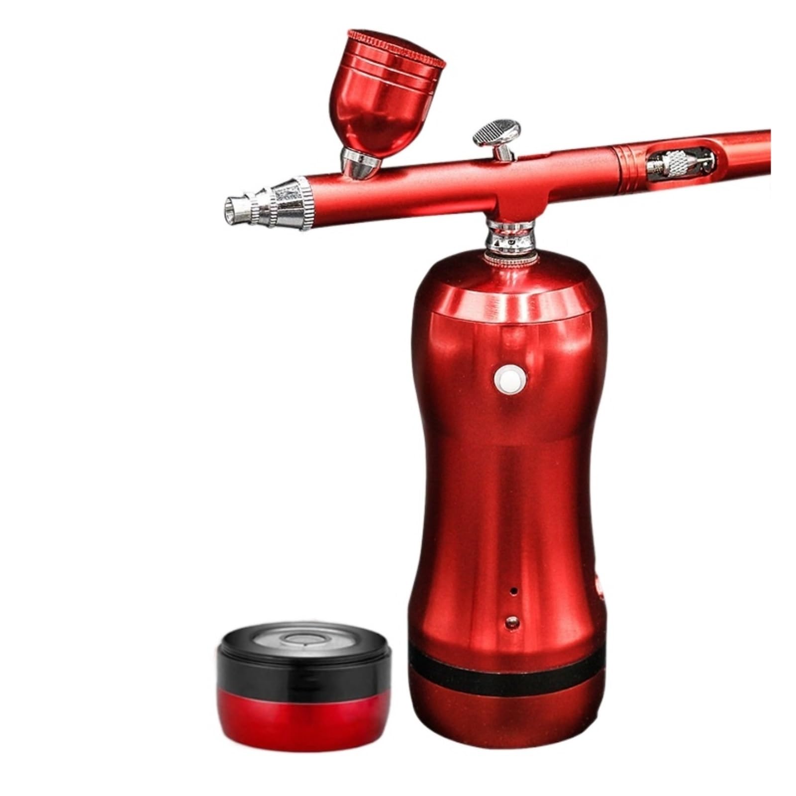 Modello vernice spray aerografo pompa ad aria set mobili rifinitura torta pittura forniture artigianali a spruzzo Precisione Senza Sforzo Spruzzo Uniforme(Golden)