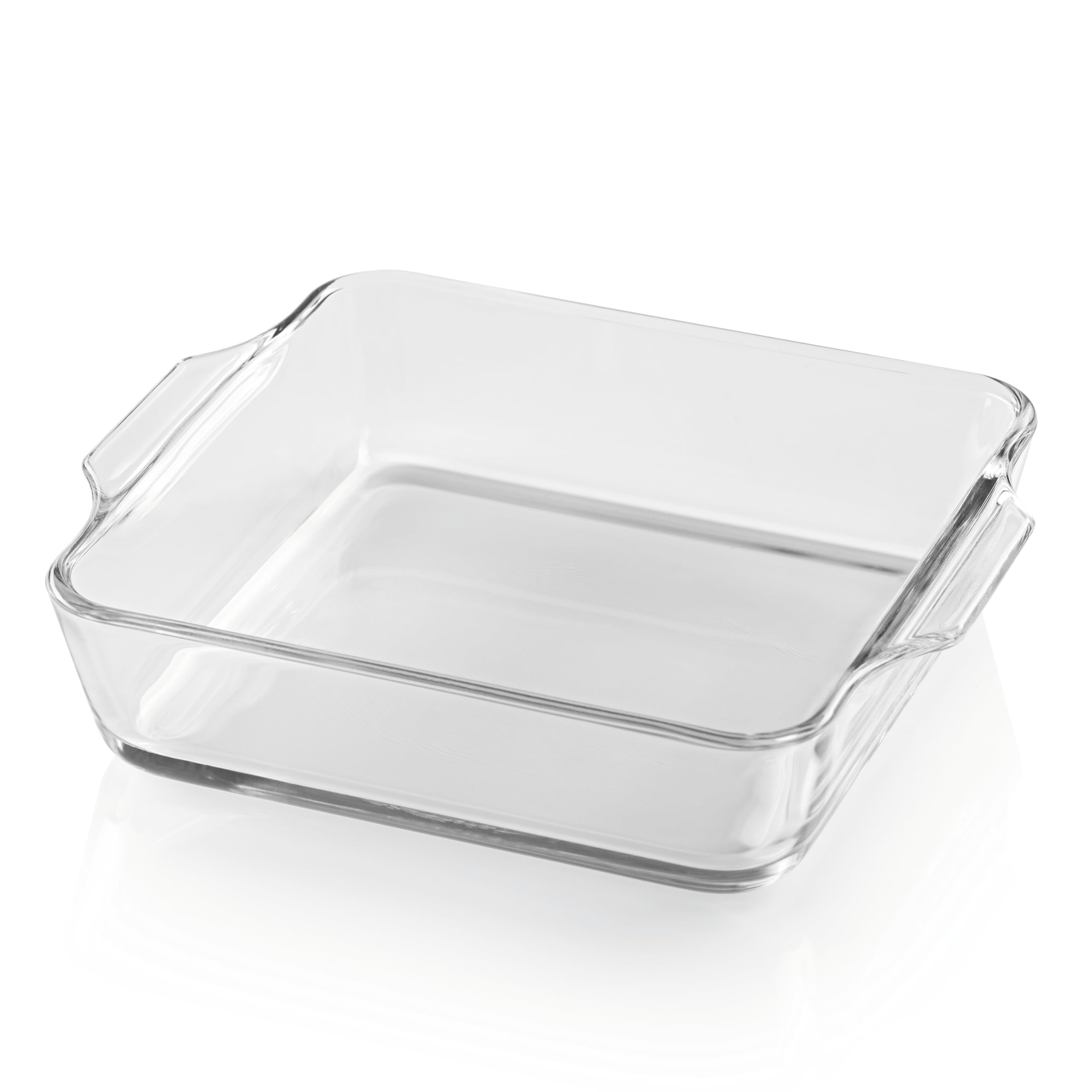 GOURMETmaxx Casserole dish for hot air fryer and oven, 800 ml, borosilicate glass baking mould, rectangular, small casserole dish for preparing, cooking and serving, for airfryer and baked food, etc.
