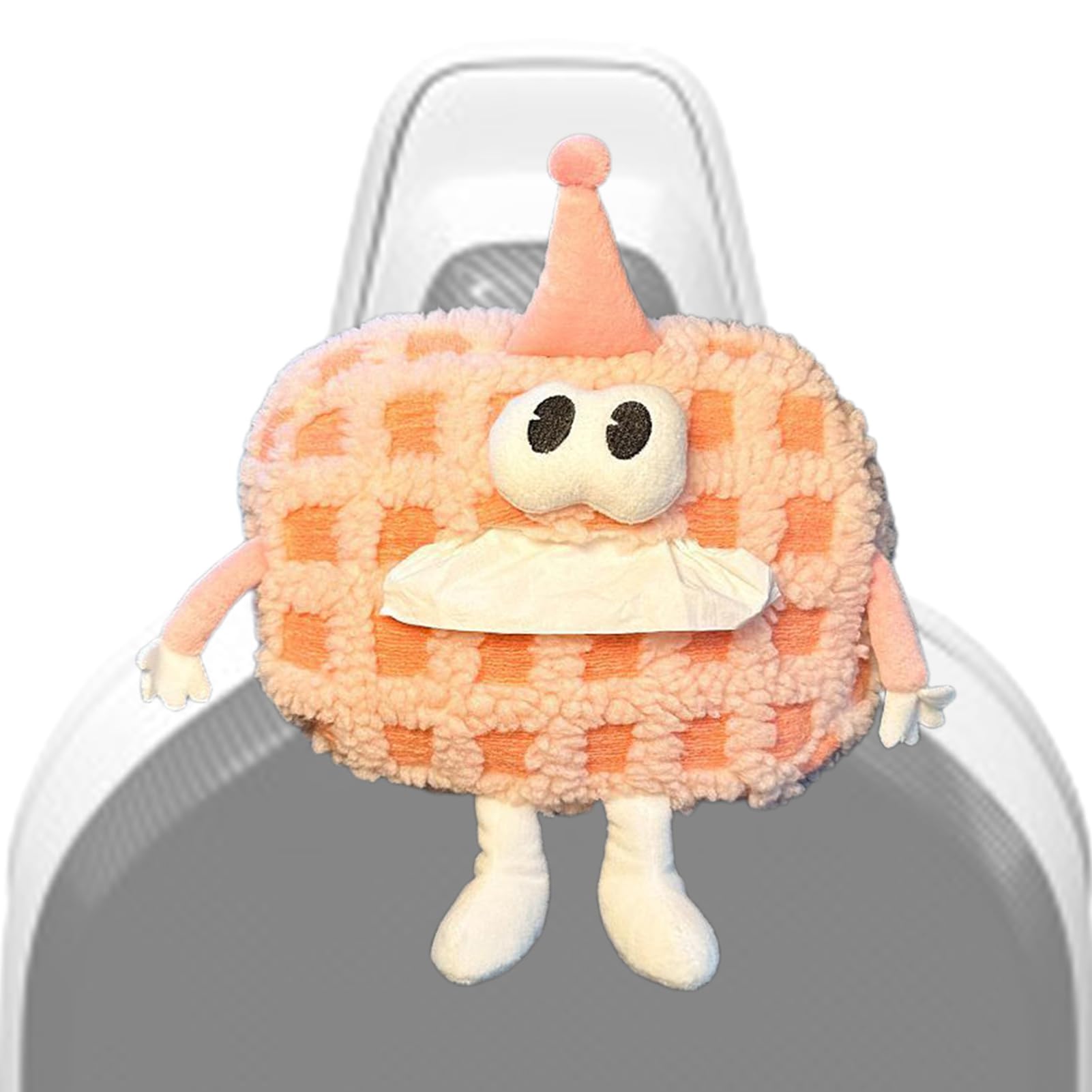 Portafazzoletti Per Auto A Forma Di Orsetto - Peluche Decorativo 2 In 1 Per Interni Auto - Foto 11