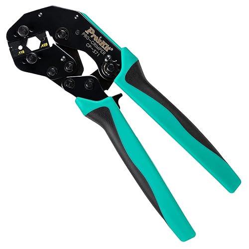 Pro'sKit 300-173 CrimPro Crimper para LMR400 Hex Tamaño .118 y .429, Multi