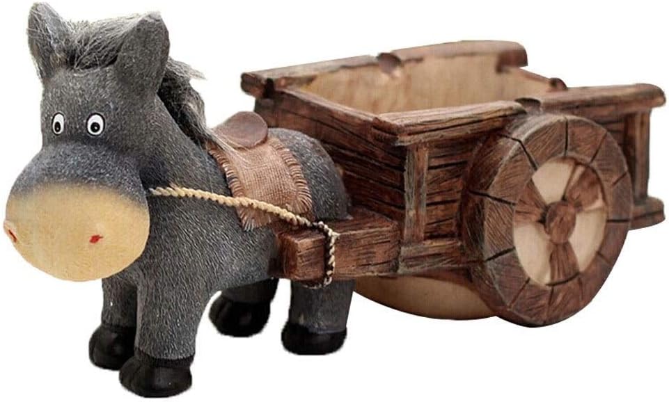 Home Ashtray Animal Ashtray Donkey Figurine with Cover Animal Figures Indoor Ash Tray Desktop Ornament Household ashtrays(B) image 5