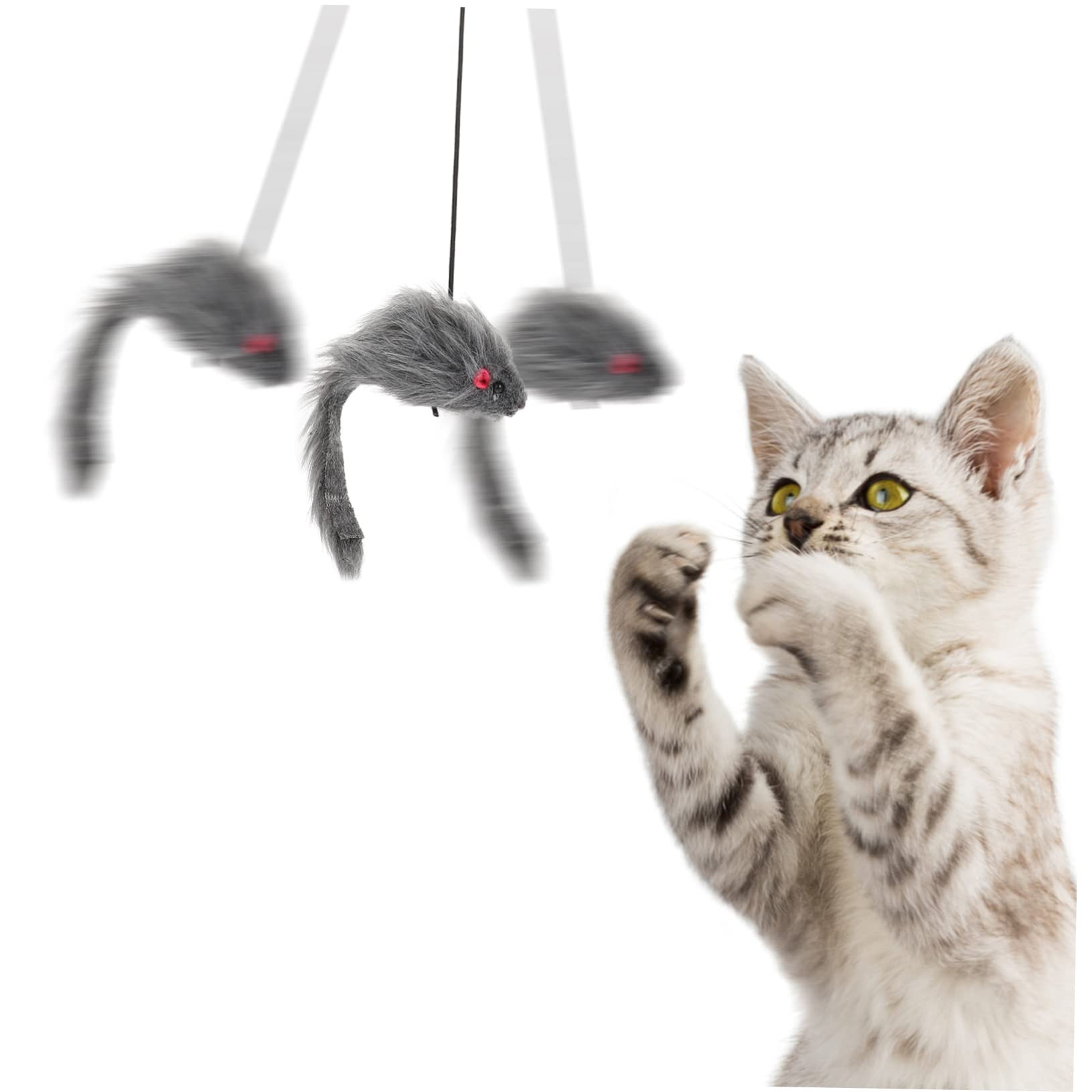 Katzenspielzeug – verstellbarer Teasing-Stick für interaktives Spielen, Katzenhänge-Haustierzubehör