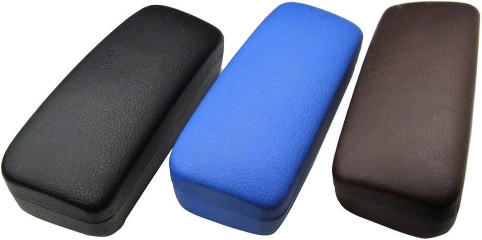 100 Pack Glasses Hard Case - Metal Clamshell Protective Cases - 155x55x40mm