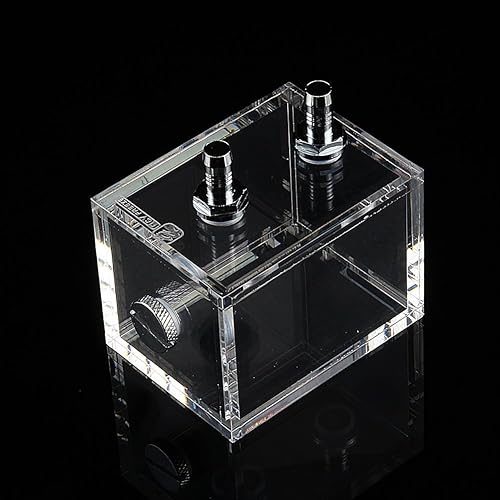 Miniatura 4 de ZJchao 200ml Acrílico Cooler Radiador de refrigeración de agua de reservorio de agua PC CPU bloque de agua
