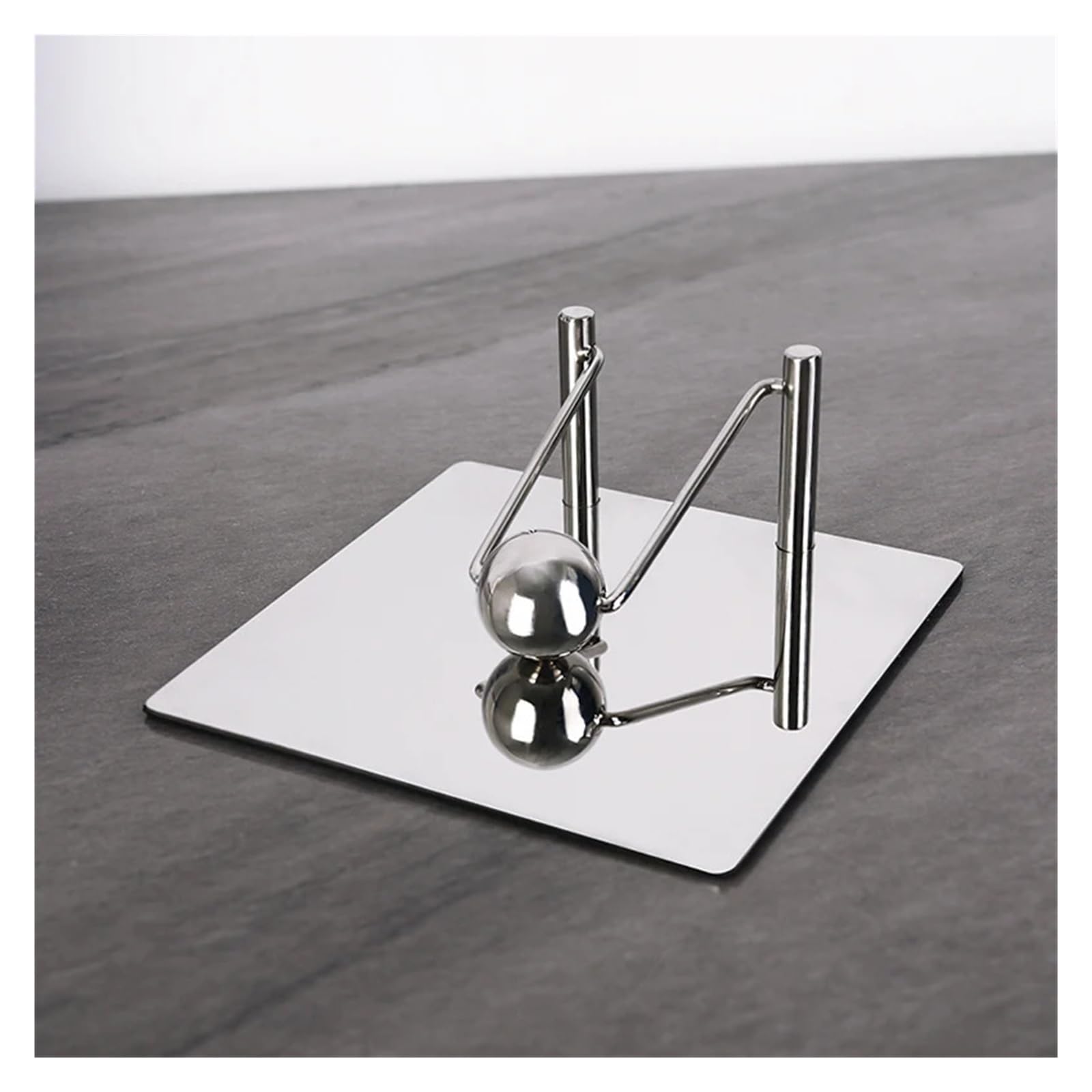 Servilletero Soporte for servilletas de acero inoxidable.