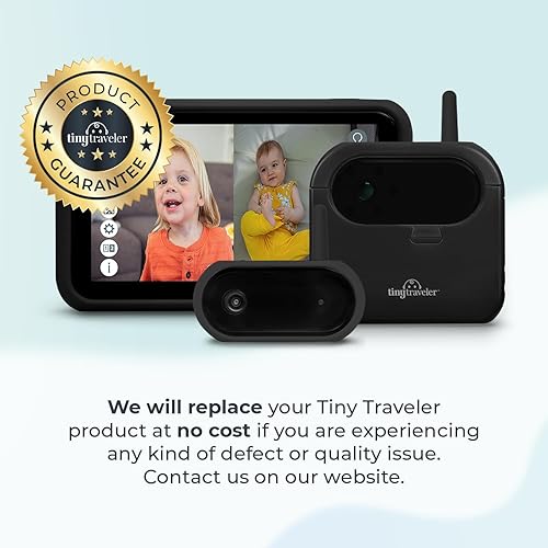 Miniatura 7 de Tiny Traveler Monitor inalámbrico inteligente para automóvil Ai con cámara adicional, kit de viaje y banco de energía, detección de alertas de
