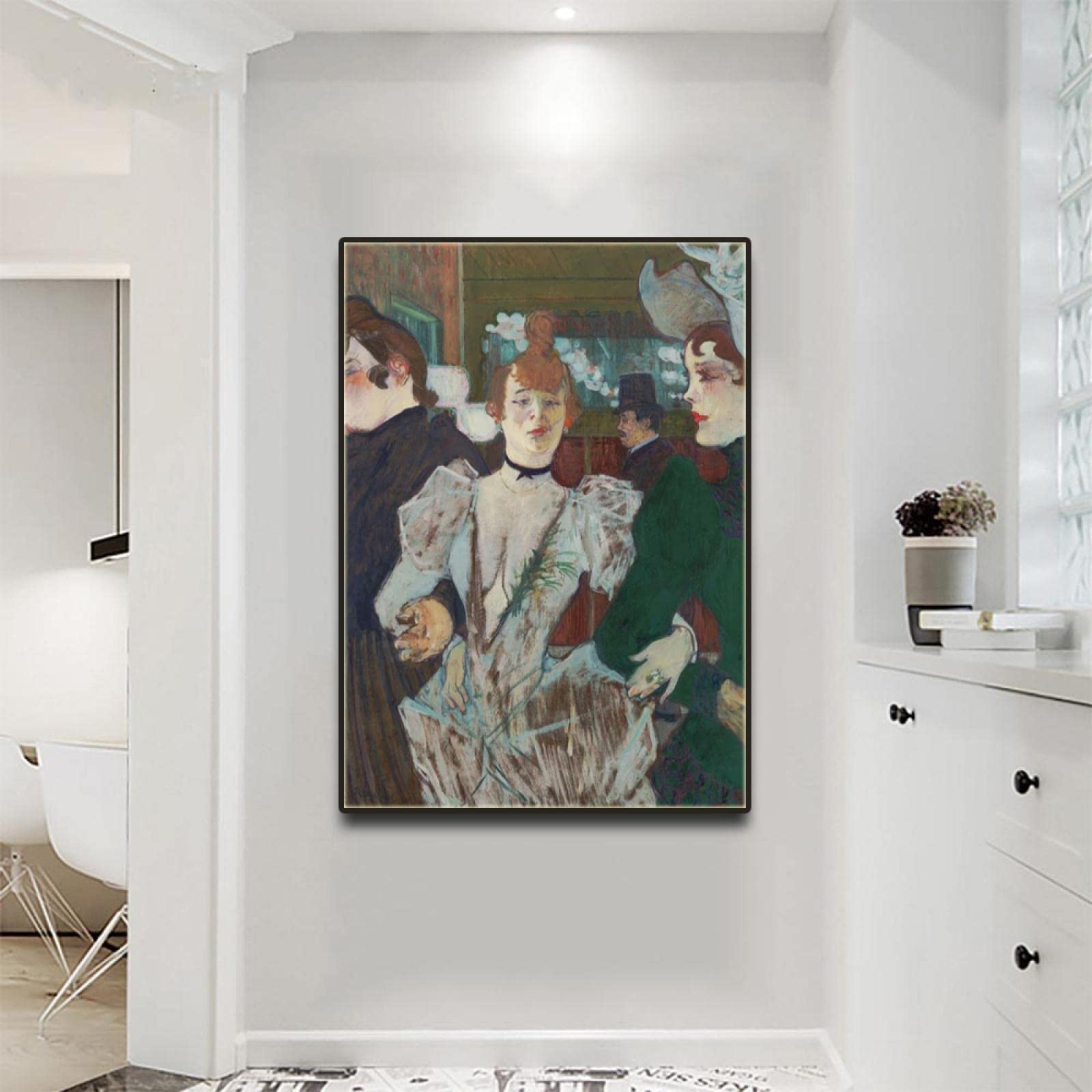水彩画　風景画　絵画　ムーランルージュ309/1000 サインあり 水彩画 風景画 絵画 ムーランルージュ309/1000 サインあり
