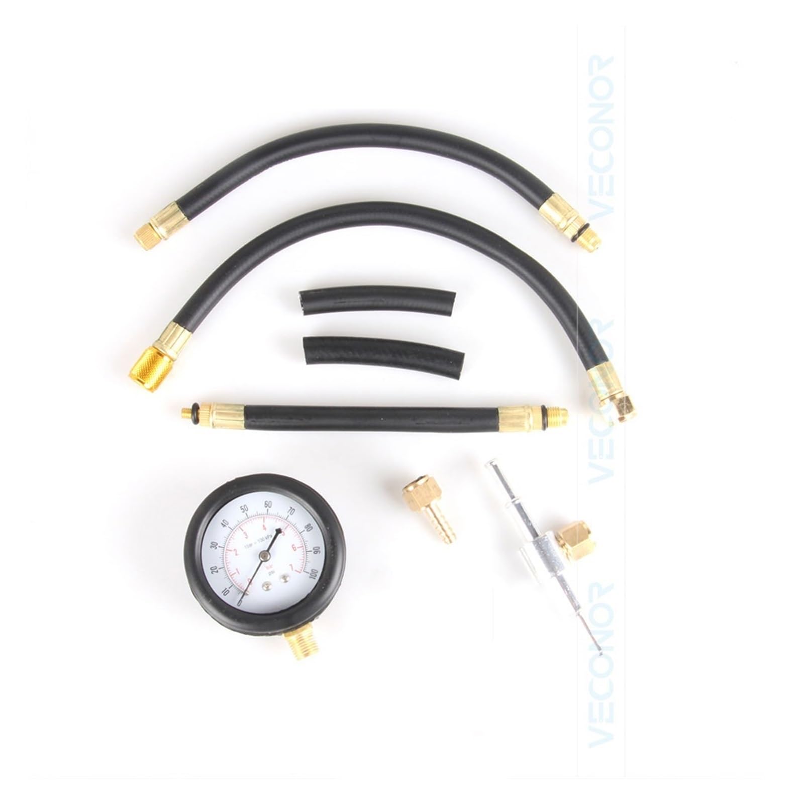 TU-113 Tester di Iniezione del Carburante Indicatore Universale della Pressione Set Strumenti Professionali for Garage Kit Diagnostici Automobilistici Monitoraggio di Precisione