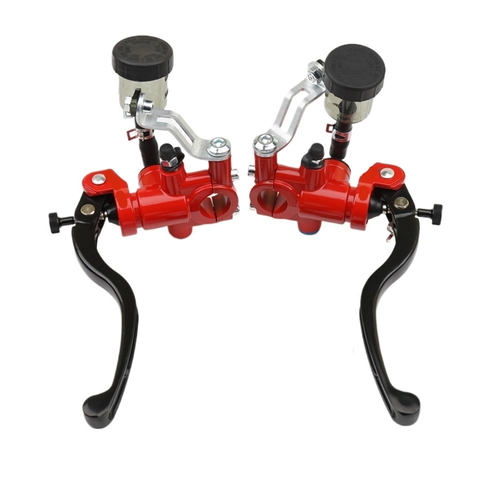 Leva frizione freno moto 7 8" 22mm per Yamaha per Kawasaki per Suzuki Freno frizione universale per moto(A pair of red)