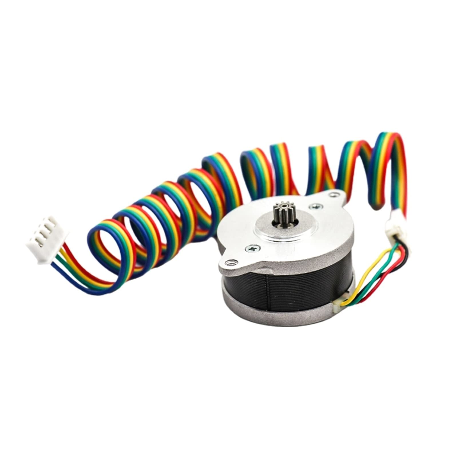 FCARUMIQP DC Motor Stepper 36BYGH 2-Phase 4-Wire 36mm Pancake 30000Hrs Life with 70cm/27.5in Extension Cable