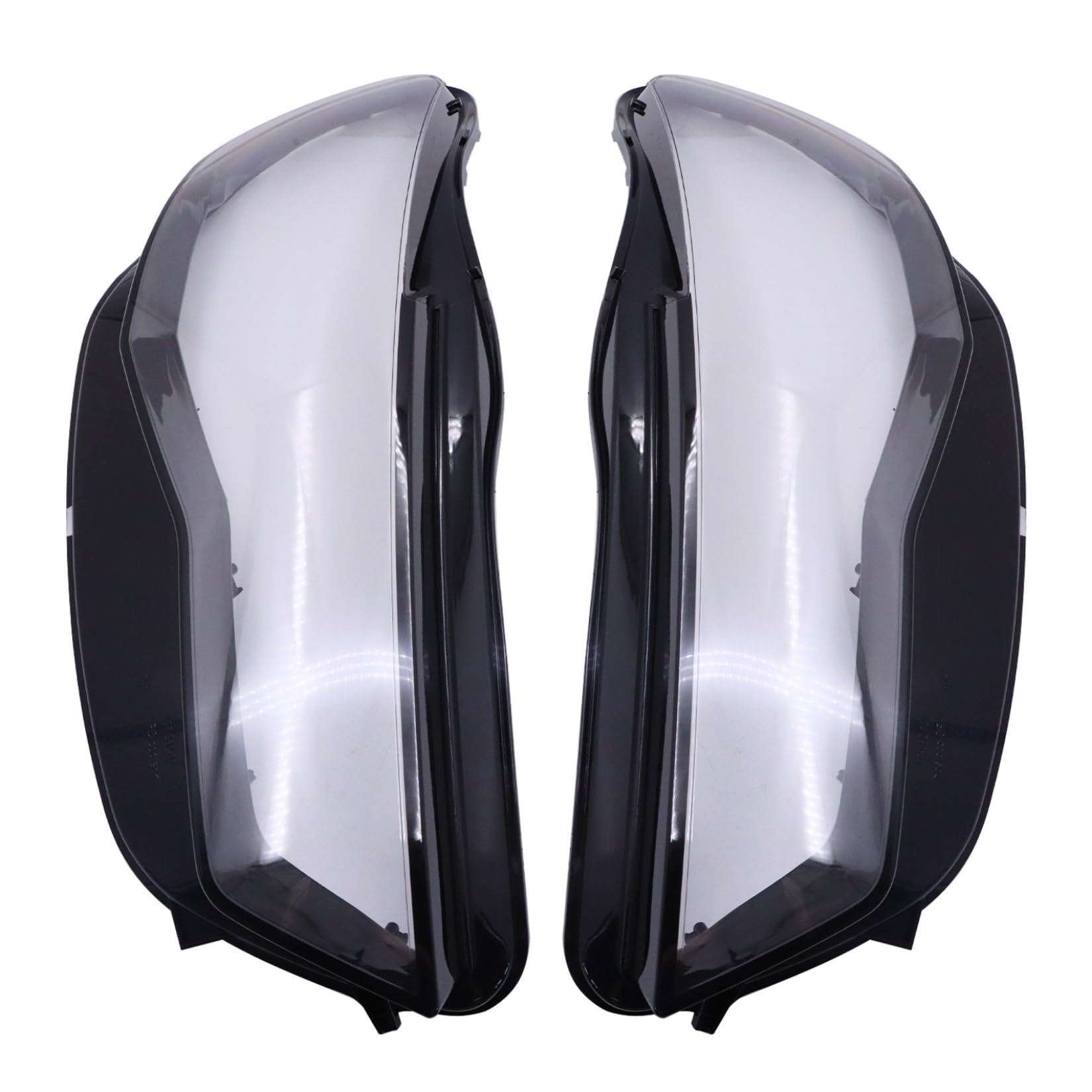 Clear Headlamp Lens Cover Left & Right Compatible with Audi A6 C7 2016-2018