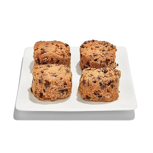 Whole Foods Market, Galletas trozos de chocolate con mantequilla marrón, 4 unidades, 11 onzas