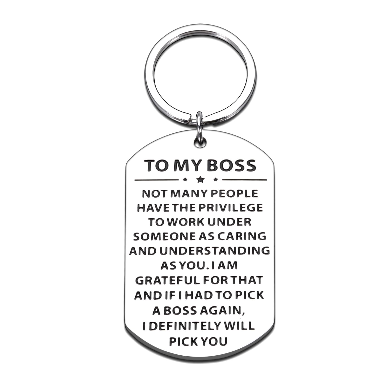 Administrative Professional Day Gifts for Boss Gift for Women, Funny Boss Keychain for Man, Leader Appreciation Gift, Retirement Gifts for Woman, Thank You Present for Superiors Valentines Christmas