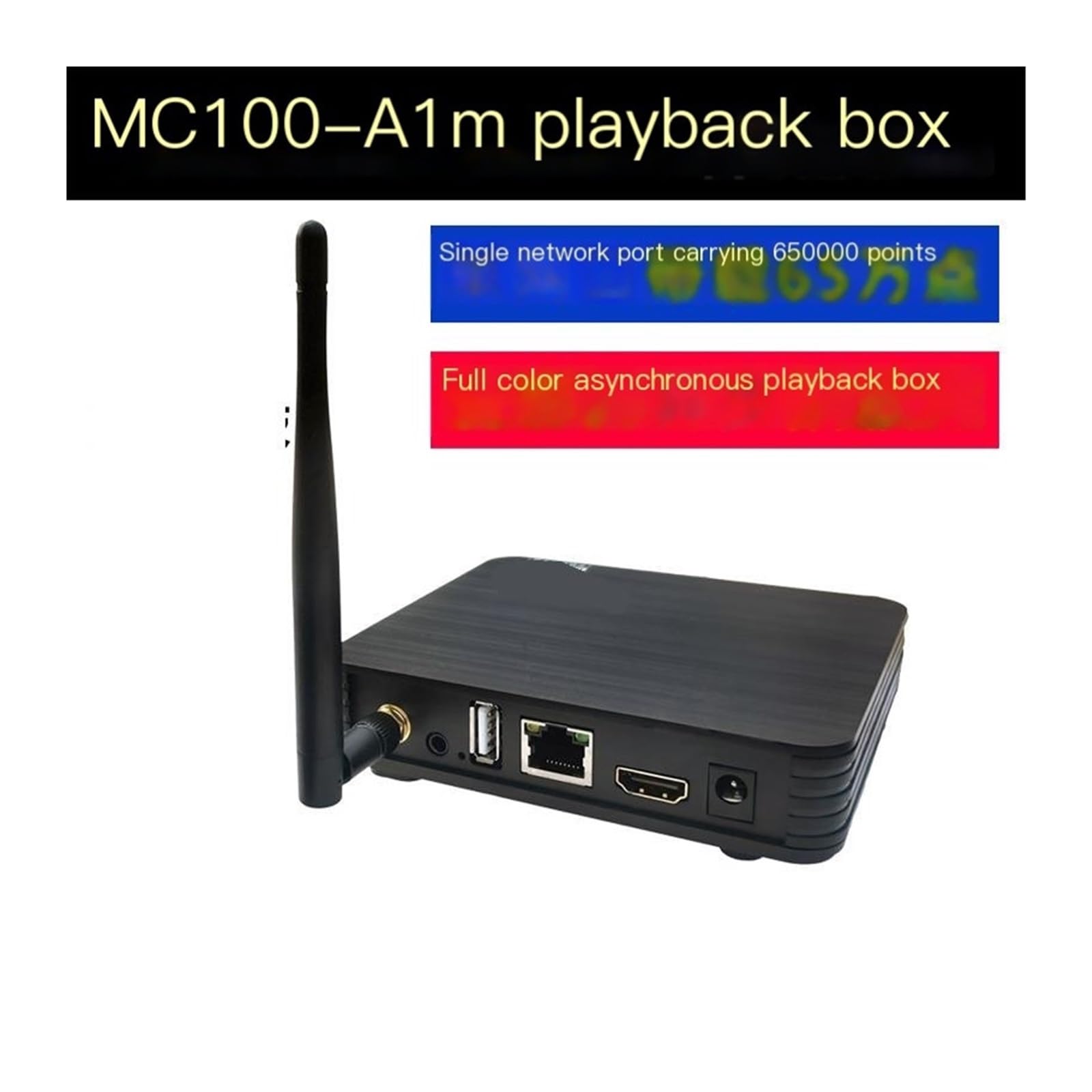 KACOME MC100-A1M Playbox WF Asynchronous Full Color LED Display Stage Advertising