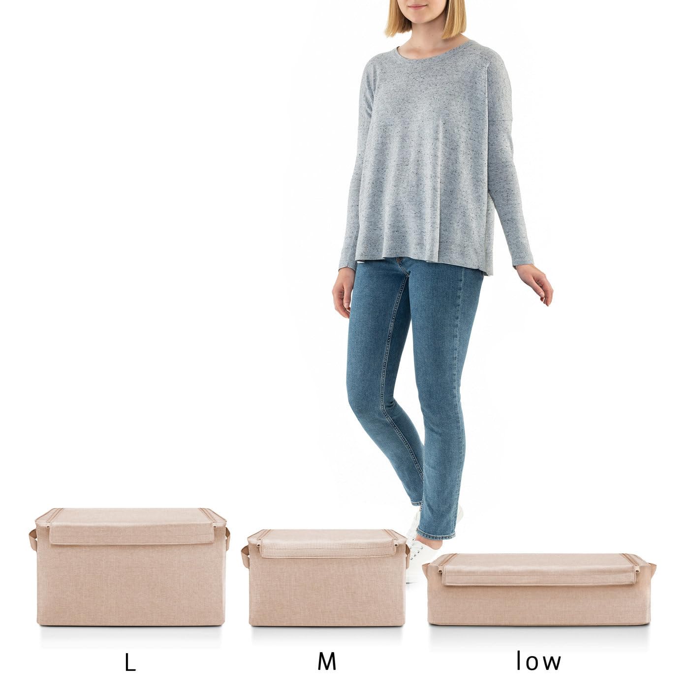 Reisenthel Scatola Portatutto TWIST COFFEE - Contenitore Con Cerniera Per Armadio, Scaffale O Sotto Il Letto - Foto 10