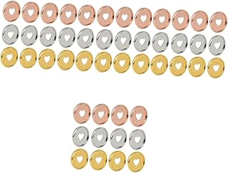 Abaodam 120 Pçs Cogumelo Buraco Fichário Em Forma De Coração Anel De Ligação Discos Discbound Buraco Perfurador Mini Fichário Livro Fichário Chaveiro Suprimentos Planejador Fichário