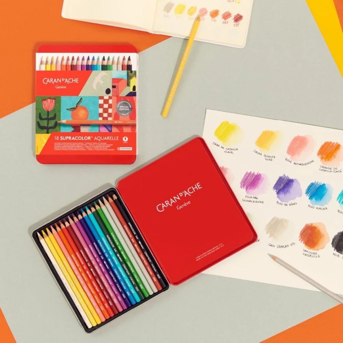 Amazon.com : Caran d'Ache Supracolor Soft Aquarelle Pencils
