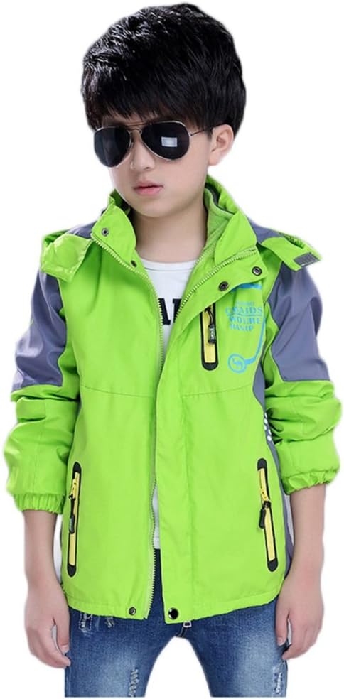 Bakerdani Boys Three-in-one Detachable Jacket Windproof Warm Two-Piece Coat