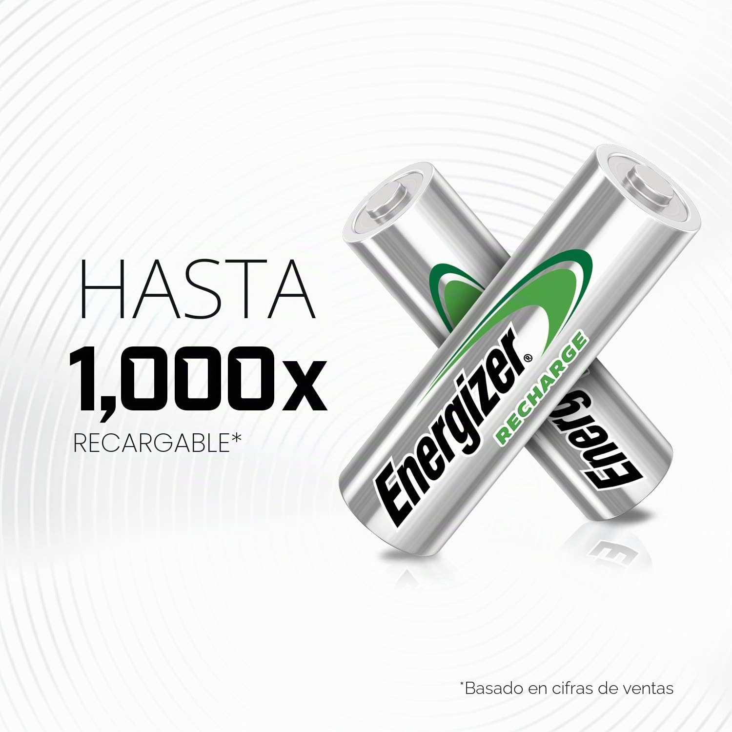 Energizer Pilas Recargables AA, Recharge Power Plus, Paquete de 16 2000 mAh
