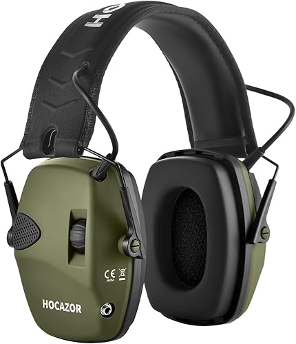 Miniatura 8 de Protección auditiva mejorada con Bluetooth 5.4 para disparar con sonido Amplificar electrónico digital orejeras de seguridad protector auditivo