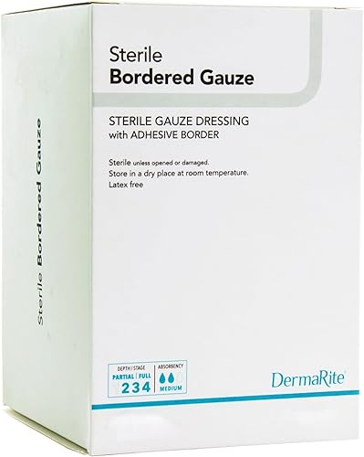Miniatura 7 de Dermarite Industries Aderezo de gasa con bordes estériles, 0.5 libras