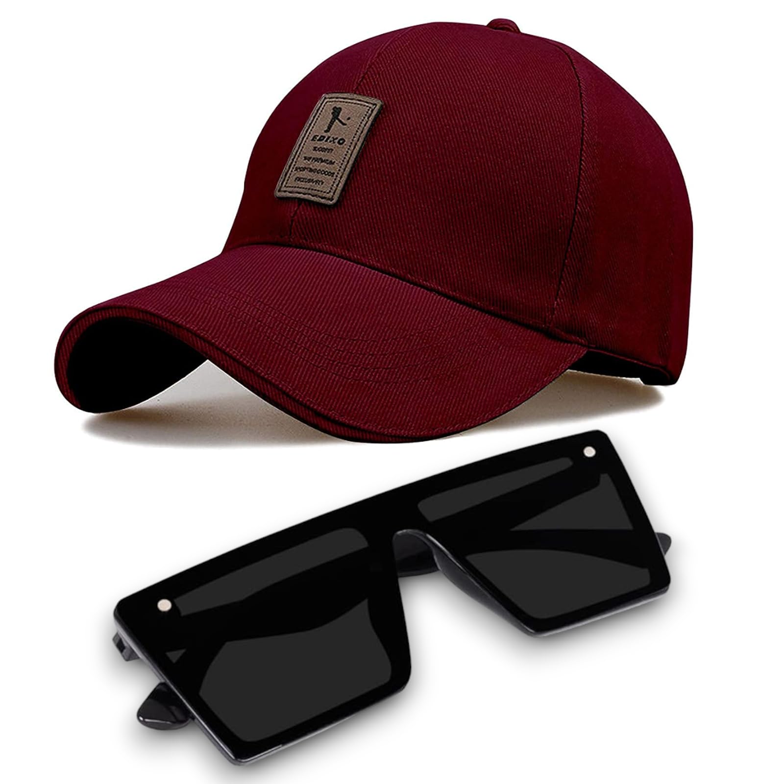 Baseball Sport Cap Men's Baseball Black Head Hat Stylish All Sports Caps with Adjustable Strap Pack of 2-image-35