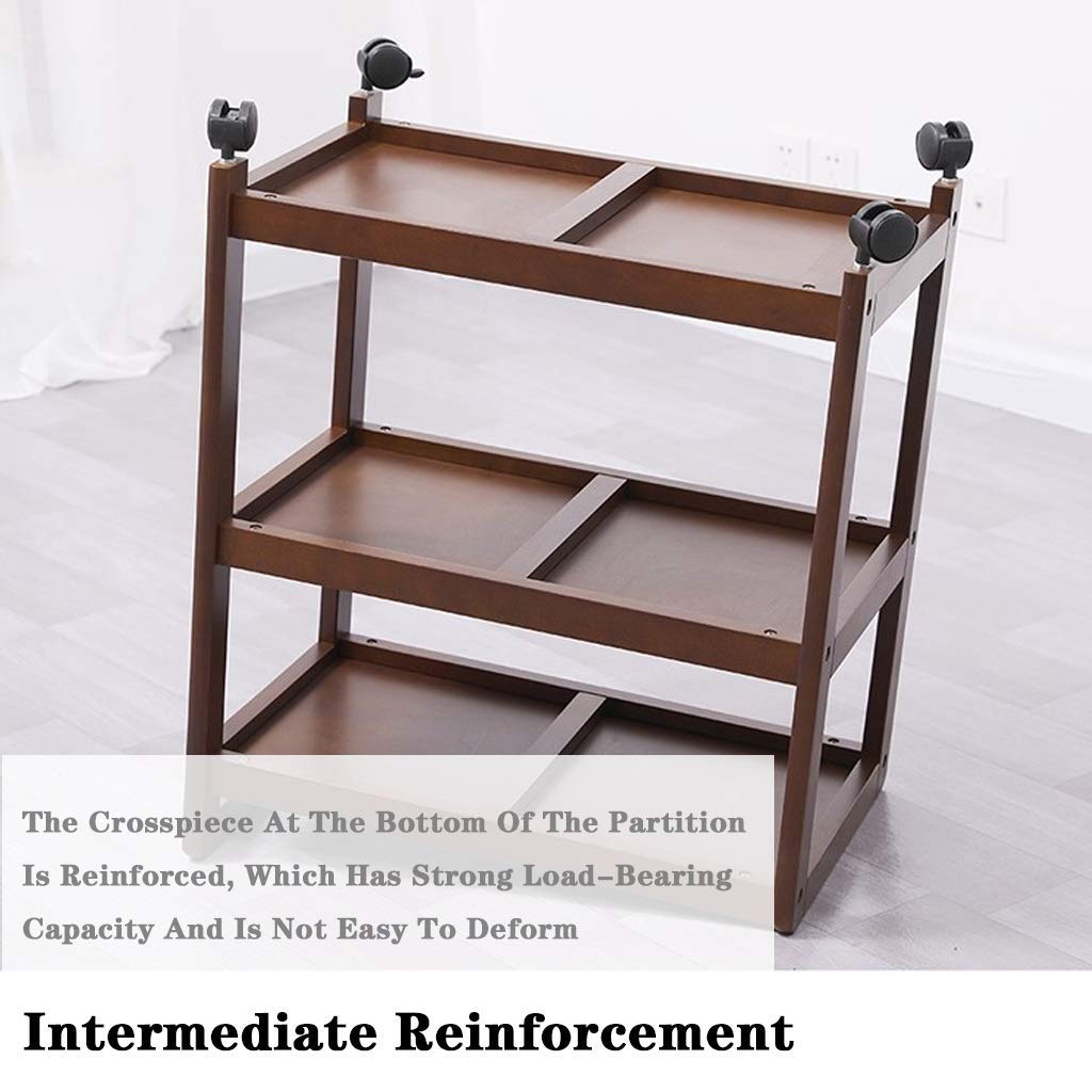 Carrello Da Cucina Con Ruote E 3 Ripiani, Ideale Per La Casa O L'Ufficio.