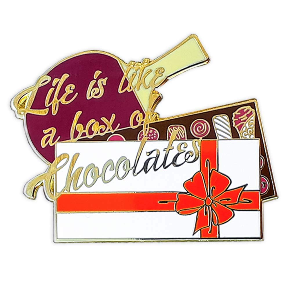 The Pinnacle Of PinsForrest Gump Enamel Pin | Life Is Like Box Of Chocolates | Bubba Gump | Tom Hanks Movie | 90s Movies Pop Culture | Lapel Brooch