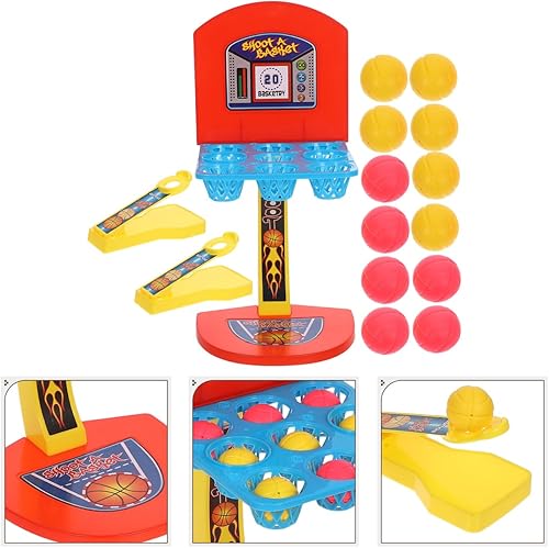Miniatura 4 de jojofuny Juguete de aro de baloncesto de mesa Mini Finger Shooting Sport Game Table Top Fun Arcade Activity Toy para niños
