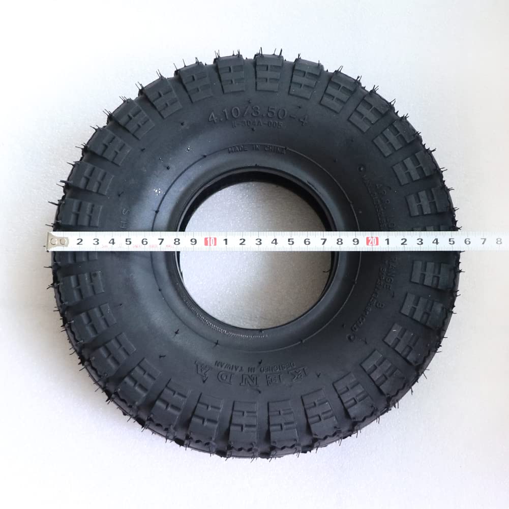 Générique Pneu Anti-Crevaison Trottinette 4.10/3.50-4 Tube Tire 410/350-4 for INTÉRIEUR DE PNF Scooter Electrique