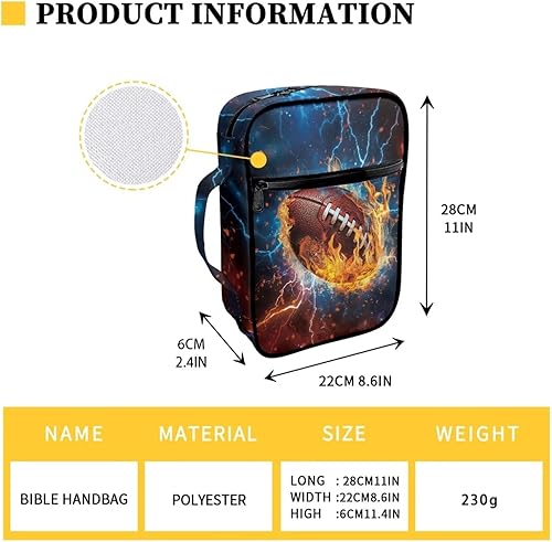 Miniatura 10 de Belidome Fundas de Biblia personalizadas para mujeres y hombres, personalizadas con nombre de foto, texto impreso, libro, estuche de transporte,