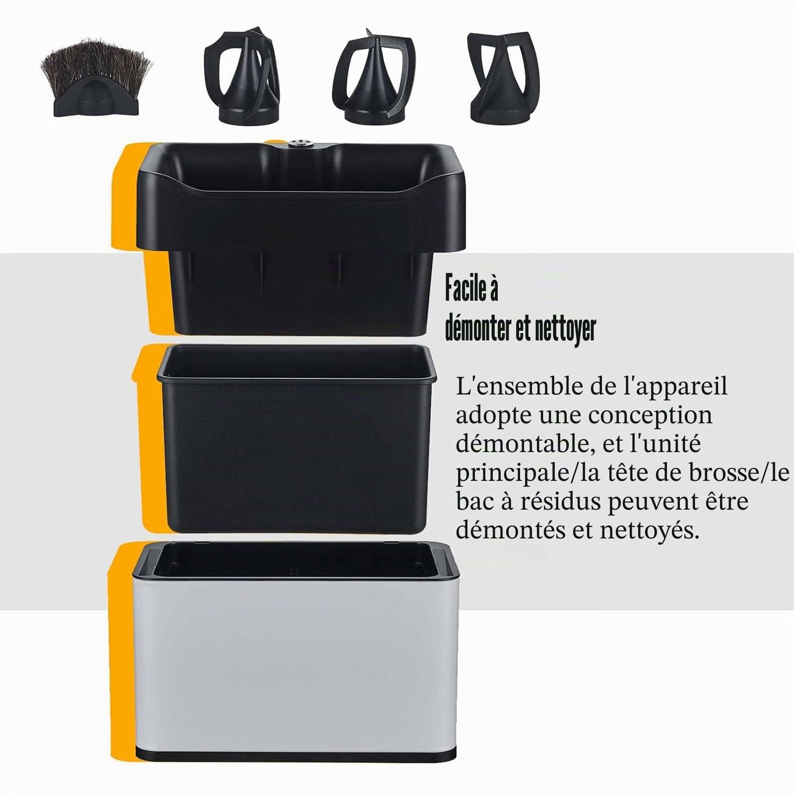 Machine de Nettoyage Automatique du Marc de café,Nettoyeur de Porte-Filtre à café électrique,Nettoyeur de Porte-Filtre électrique Commercial,220V