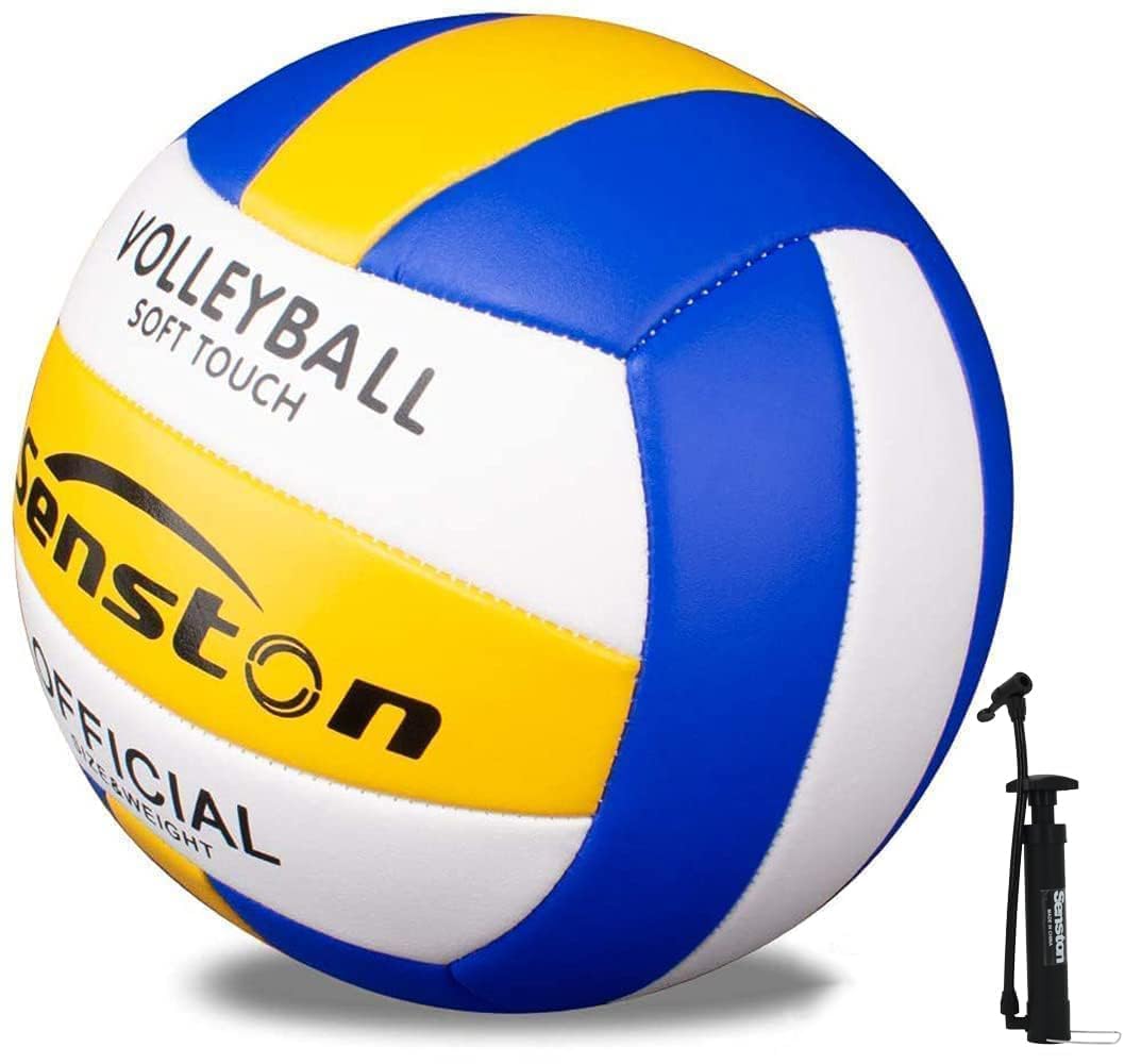Senston Microfiber Official Size 5 Volleyball-Soft Waterproof Lightweight for Adults Youth Beach Gym Indoor/Outdoor Training-image-38