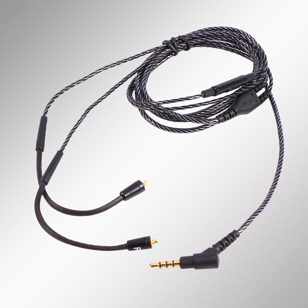 fosa Cable de Audio de Repuesto para Auriculares SHURE SE535 SE425 SE315 SE215 SE846 (3,5 mm)