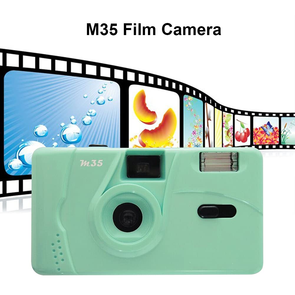 Cámara de película reutilizable Ta M35 de 35 mm (verde)