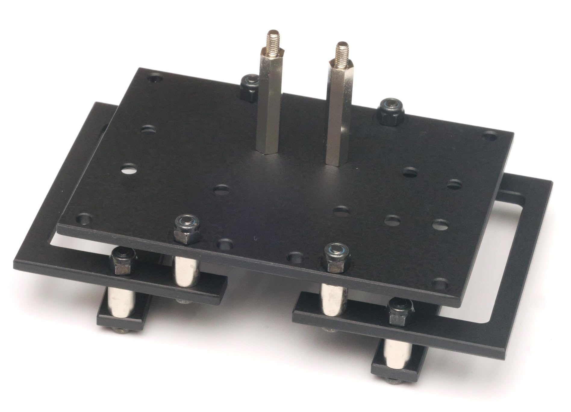 OVERDOSE バッテリーマウント、ホルダーセット アルミバッテリーホルダー TYPE-2 for GALM/パープル [OD3893