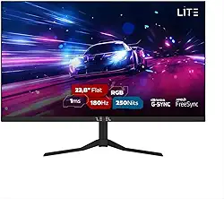 Monitor Gamer Level Lite 23.8' ELED, Full HD, 165Hz, 1ms, painel IPS, MPRT, Freesync e G-sync - L2411SU