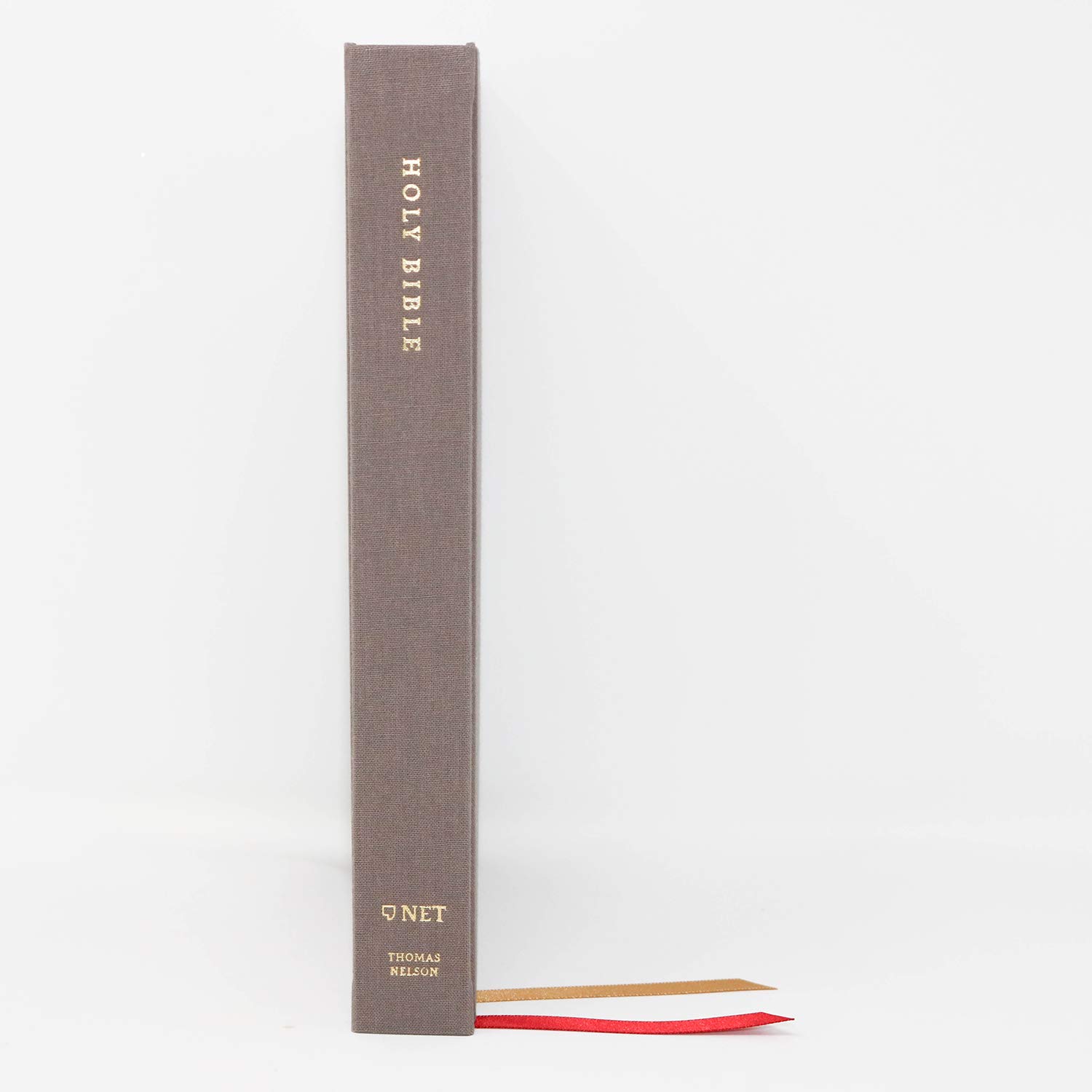 NET Bible, Thinline Large Print, Cloth over Board, Gray, Comfort Print: Holy Bible - Image 3